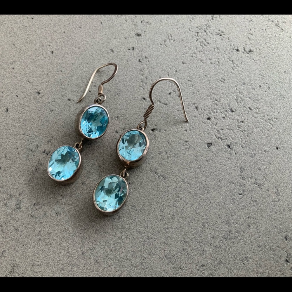 Charles Albert topaz earrings